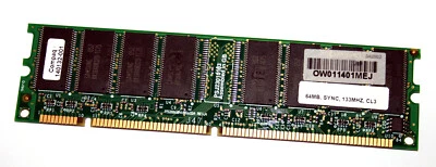 64 MB SD-RAM 168-pin PC-133 non-ECC  'HP / Compaq   140132-001' - Image 1 of 2
