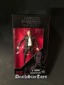 Star Wars The Black Series 6" Han Solo 18 Force Awakens Millennium Falcon Leia - Picture 1 of 1