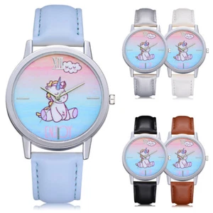 Moda Lindo Unicornio Disfrutar Niñas Mujeres Reloj de Pulsera Multicolor Nuevo Seguimiento Gratuito - Imagen 1 de 8