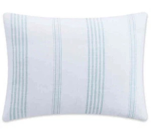 KAS Room Clifton Aqua Standard Shams Pillow Sham Summer Set of 2 Dorm Room - Picture 1 of 12