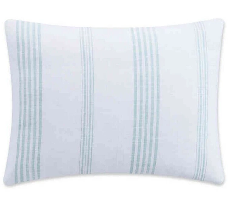 Juego de 2 dormitorios KAS Room Clifton Aqua Standard Shams almohada sham verano Foto 1 de 4