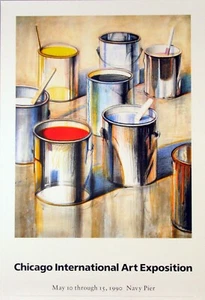 Poster, Chicago International Art Exposition, 1990 - Picture 1 of 1
