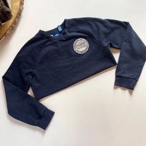 • Adidas Navy Blue Crewneck Sweatshirt • 11/12 - Picture 1 of 6