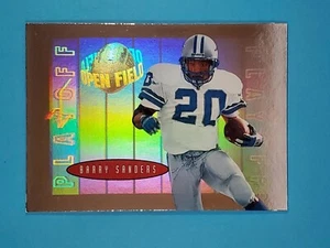 1996 Playoff Open Field Barry Sanders Detroit Lions #20 π - Picture 1 of 2