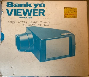 Sankyo Viewer Screen SVW-761 w/ adapter for Elmo ST-1200 projector Super-8 Sound - Picture 1 of 10