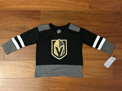 Toddler 2T-4T Las Vegas Golden Knights NHL V-Neck Hockey Jersey NWT - Image 1 of 3