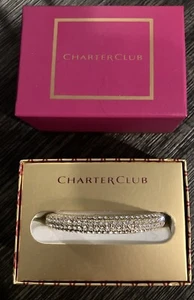 Women’s Macy’s Charter Club Jewelry Bracelet Gold Tone In Original Box - Picture 1 of 7