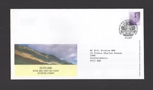 RARO!  Escocia 2016 £1,05 Regionals FDC dirigido a Eric Bristow MBE Darts - Imagen 1 de 1