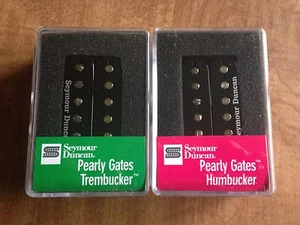 Seymour Duncan Pearly Gates Trembucker Pickup Set Black TBPG-1B SHPG-1N - Picture 1 of 3