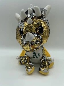 Oakland Athletics FOCO 9" Sequin Plush Dragon PLEASE READ - Picture 1 of 11