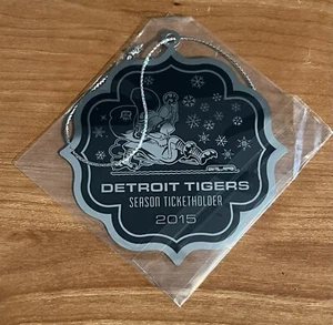 Detroit Tigers MLB Ornamento di Natale 2015 Membro biglietto stagione - Foto 1 di 1
