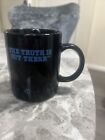 Vintage 1995 The X-Files The Truth Is Out There Ceramic Mug Cup Tea Coffee Black