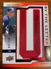 2009 Upper Deck Signature Stars USA By the Letter Autographs #MC Casey McGrew