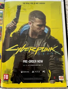 Cyberpunk 2077 RARE PS4 XBOX ONE 42cm x 59cm Promotional Poster #2 - Picture 1 of 1
