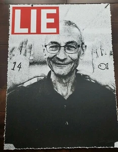 LIE Podesta's Gematria print 2017 - Special Edition - Artist Aelhra Obey Fairy - Picture 1 of 5