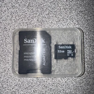 SanDisk 32GB Class 4 - microSDHC Memory Card- (SDSDQM-032G-B35) - Picture 1 of 1