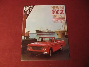 1961  DODGE  PICKUP  TRUCK   SALES   BROCHURE-ORIGINAL - Bild 1 von 3