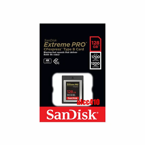 Sandisk 128GB CFexpress Type B Memory Card SDCFE-128G Read 1700MB/s AU - Image 1 of 1