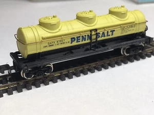 Bachmann N Scale Vintage Penn Salt 3 Dome Tanker Car 67927 - Picture 1 of 11