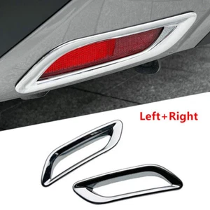 Chrome Rear Bumper Fog Lamp Light Cover Decor Fits Lexus RX350 RX350h 2023-2025 - Picture 1 of 11