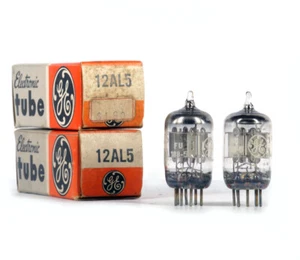 ONE 12AL5/HAA91 GE NOS Tube Valvola Lampe TSF Röhre Valvula Valve 진공관 真空管 电子管 - Picture 1 of 1