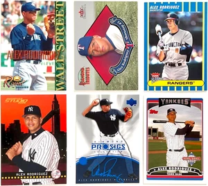 (6-Card Lot) ALEX RODRIGUEZ 2000-2006 ARod, New York YANKEES, Rangers, Mariners - Picture 1 of 6