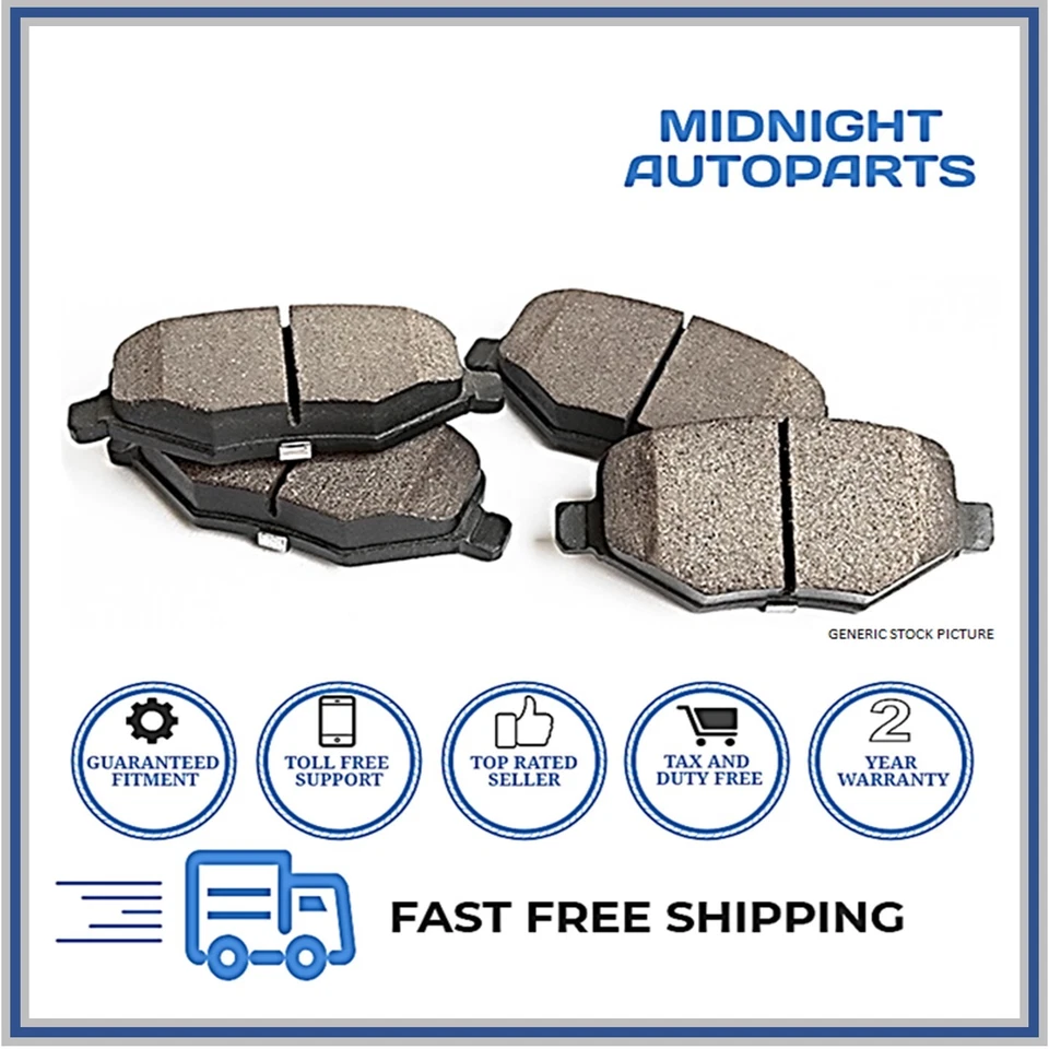 D668 Ceramic Front Brake Pad For Nissan 200SX 98-95, Sentra 99-95 - Image 1 of 1