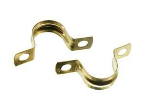 Pk 6 X Plumbing Fitting Pipe Clip Copper Saddle Band Type 15Mm - Picture 1 of 1