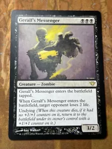 1x GERALF'S MESSENGER - Dark Ascension - MTG - Magic the Gathering - Picture 1 of 1