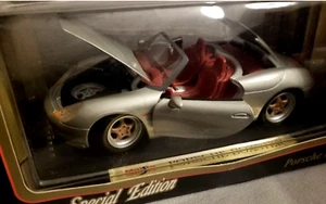 1993 Porsche Boxster SE Diecast, silber mit Goldfelgen 1:18 Mancave / Mistress apt - Bild 1 von 5
