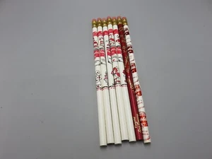 7 Vintage Campbell's Soup Werbestifte verschiedene Gesichter 80er Jahre unbenutzt - Bild 1 von 4