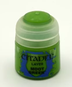 Games Workshop Citadel Paint Pots OOP Layer: Moot Green, 22-24 - Imagen 1 de 1