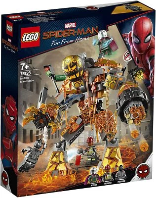 Lego Marvel Super Heroes 76128 MOLTEN MAN BATTLE Spiderman Mysterio NEW SEALED - Изображение 1 из 4