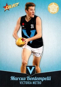 2013 Western Bulldogs AFL Select Future Force Rookie Card - Marcus Bontempelli - Picture 1 of 3