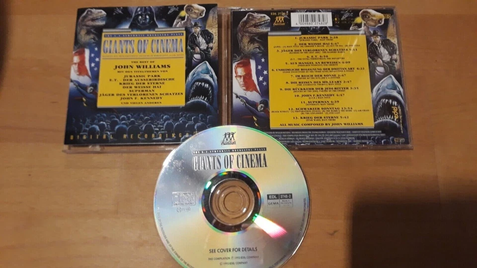 CD JOHN WILLIAMS Giants of Cinema - The Best Of John Williams EDEL 1993 13 Hits - Bild 1 von 1