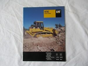 CAT Caterpillar 973C track loader brochure 20 pages