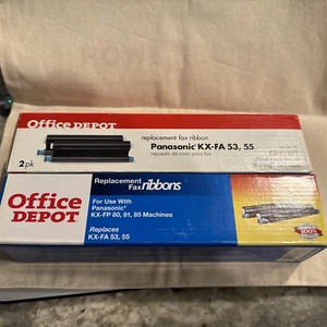 Office Depot KX-FA 53, 55 Fax Ribbons Panasonic Printer  - Picture 1 of 4