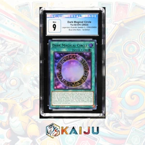 Yu-Gi-Oh! Dark Magical Circle	2022 LDS3-EN093 Blue Ultra Rare 1st Ed CGC 9 - Picture 1 of 3