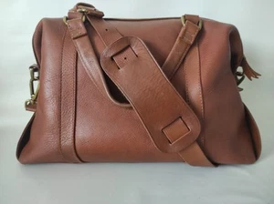 Madewell Glasgow English Saddle Tan Leather Satchel Shoulder Purse Bag - Bild 1 von 13