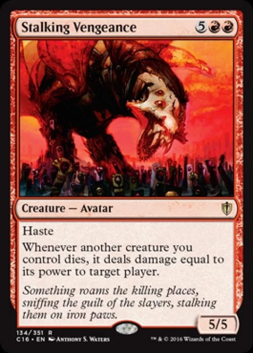 Stalking Vengeance - Light Play MTG Commander 2016 Edition - Image 1 of 1