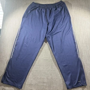 Nike Team Pants Mens 3XL Navy Blue Athletic Track Warm Up NikeFITDRY Zip Pockets - Picture 1 of 7
