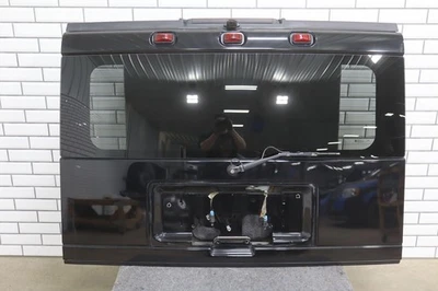 03-09 Hummer H2 Rear Hatch Lid W/Glass & Clearance Lights Black (41U) Foto 1 de 4