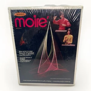 Vintage MCM 60er/70er String Line Art Kit Rapco Inc Moire Raketenmodell #7271 versiegelt - Bild 1 von 8