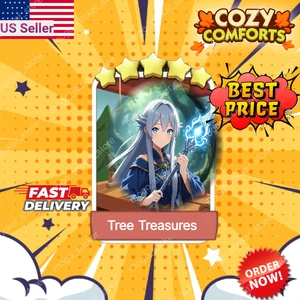 1x Tree Treasures (set 22) 5⭐ Monopoly Go stickers (COZY COMFORT)CHEAPEST⭐24/7 - Picture 1 of 2