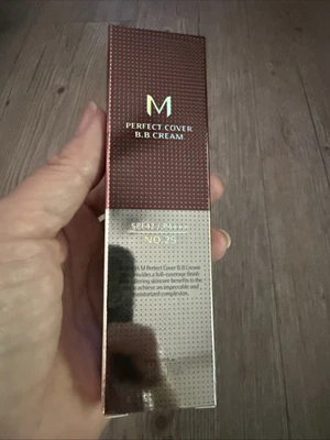 Missha M Perfect Cover BB Cream NO.25 Warm Beige SPF 42 Korean K Beauty NEW - Image 1 of 3