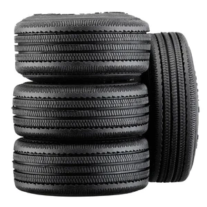 GPM 1.0 Inch Adhesive Crawler Rubber Tires 56x19.5mm w/Foam Inserts : 1/18 TRX4M - Picture 1 of 5