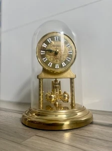 Kuppeluhr Drehpendeluhr Kaminuhr - Uhrwerk funktionstüchtig - Bild 1 von 7