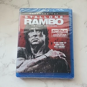 Rambo The Fight Continues Extended Cut NEW Sealed Bluray 4th Film Unrated  - Imagen 1 de 5