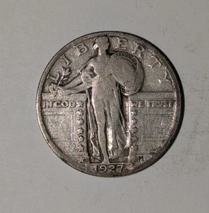 1927-S Standing Liberty Silver Quarter 25c SLQ#10 - Picture 1 of 2