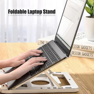 Stojak na laptopa Składany Notebook Riser Desktop Regulowana wysokość Laptop CWQQ - Zdjęcie 1 z 7